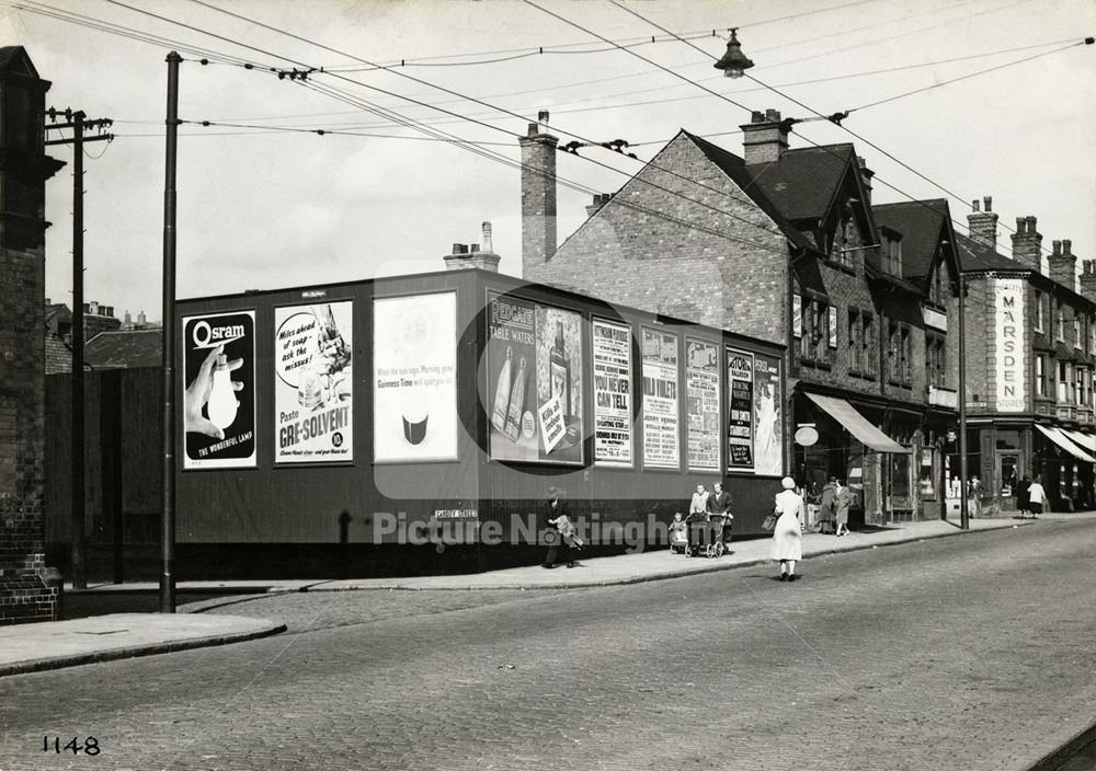 Carlton Road, Nottingham, 1950