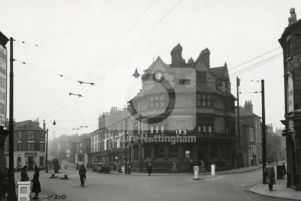 St Ann's Well Road, St. Ann's, Nottingham, 1950. 