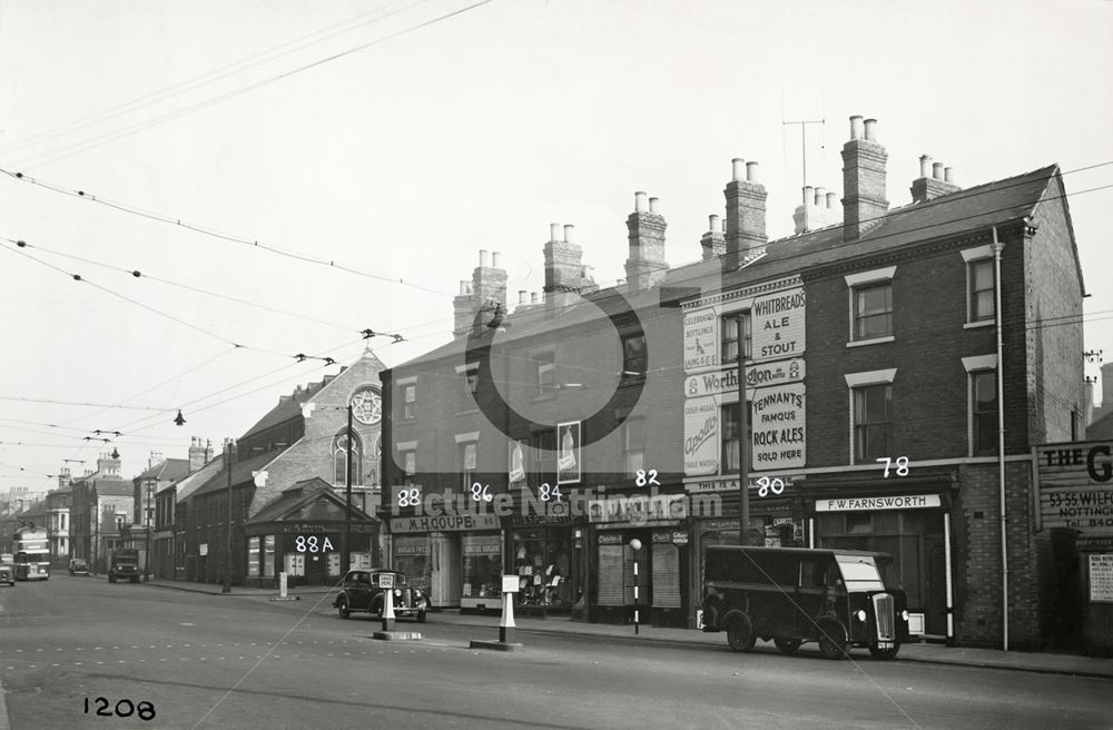 St. Ann's Well Road, St. Ann's, Nottingham, 1950