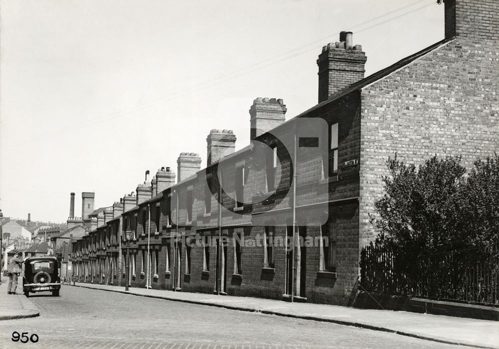 Wellington Street, St. Ann's, Nottingham,1950