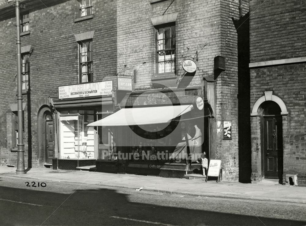 Woodborough Road, St. Ann's, Nottingham, 1953