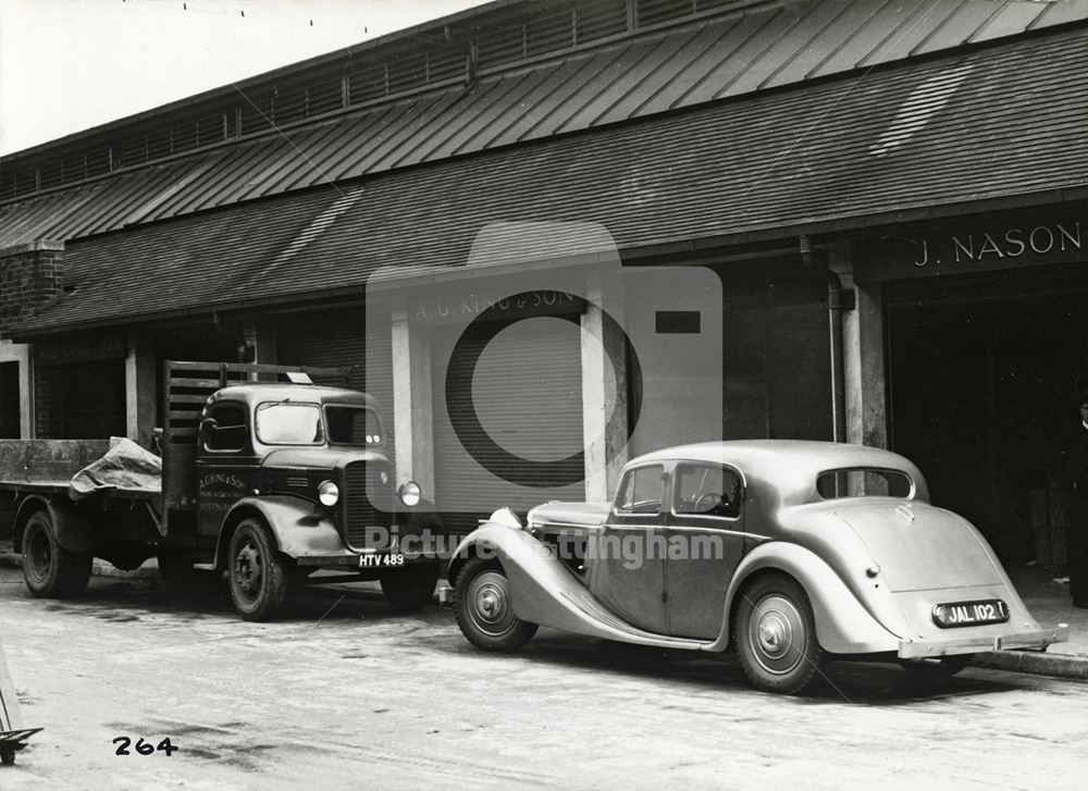 Sneinton Wholesale Market, Bath Street, Sneinton, Nottingham, 1949