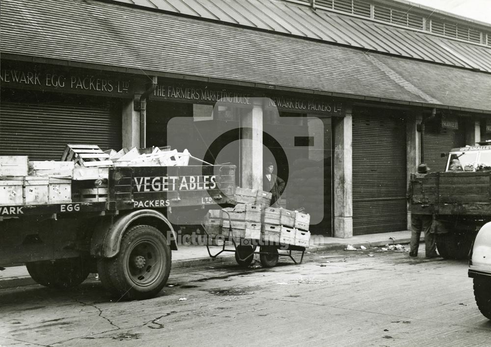 Sneinton Wholesale Market, Bath Street, Sneinton, Nottingham, 1949