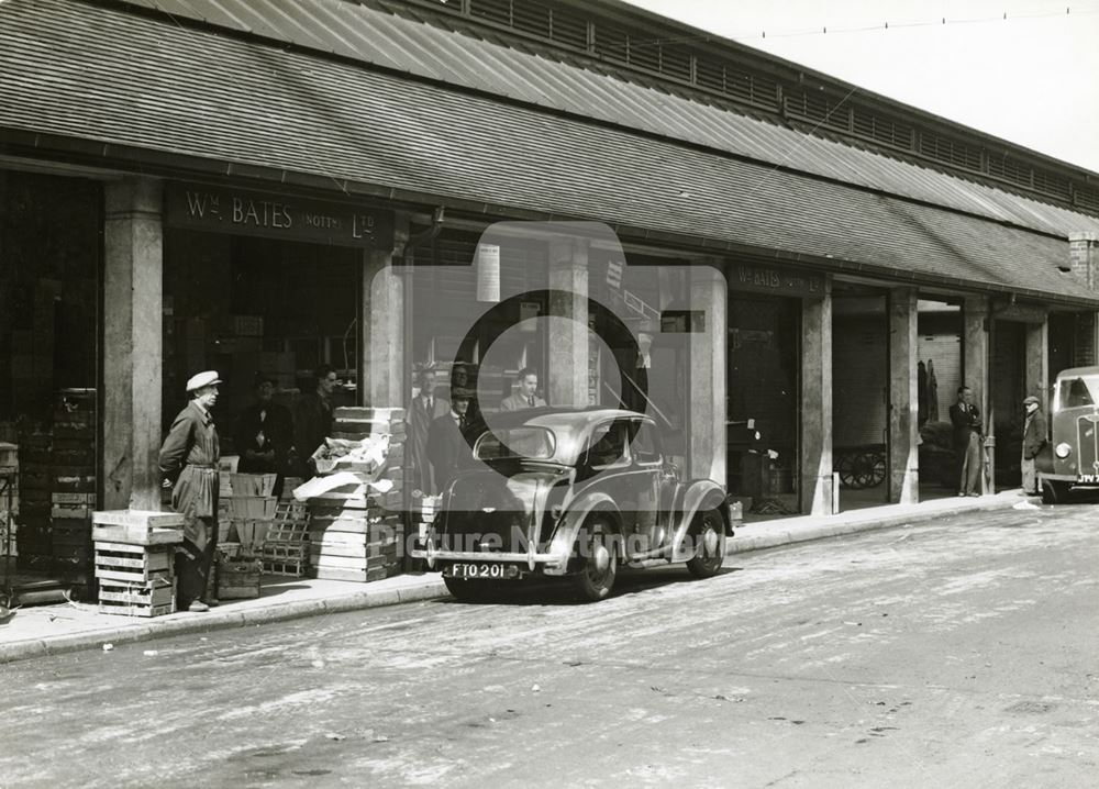 Sneinton Wholesale Market, Bath Street, Sneinton, Nottingham, 1949