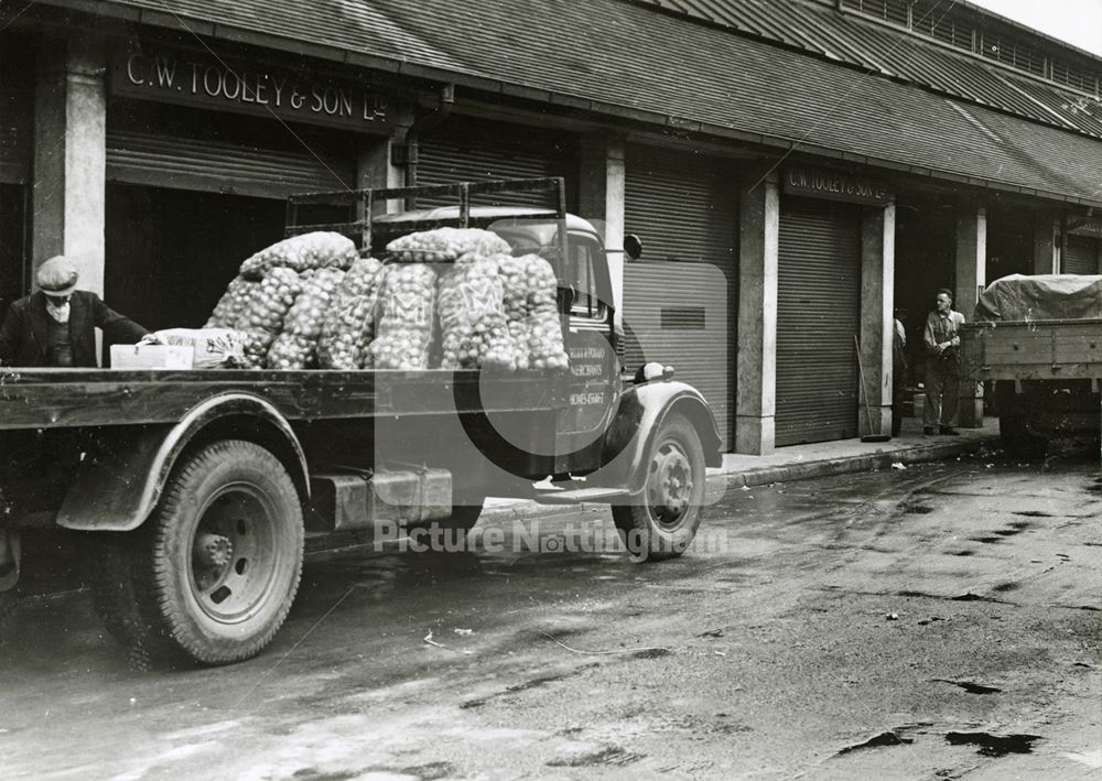 Sneinton Wholesale Market, Bath Street, Sneinton, Nottingham, 1949