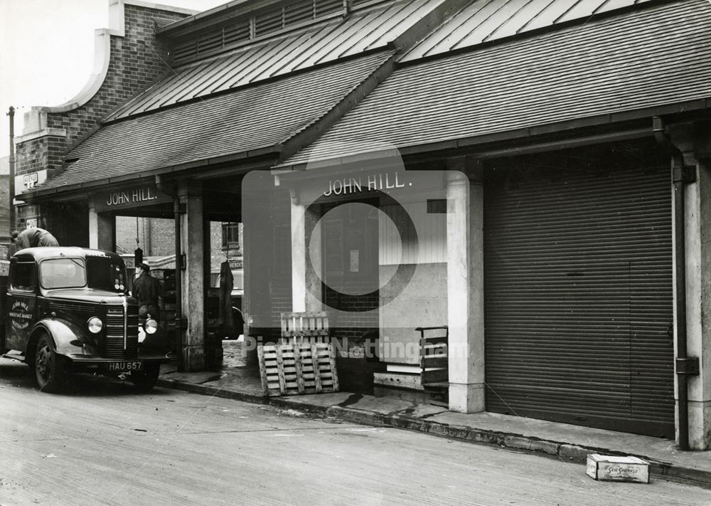 Sneinton Wholesale Market, Bath Street, Sneinton, Nottingham, 1949