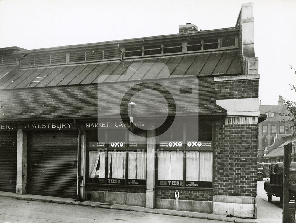 Sneinton Wholesale Market, Bath Street, Sneinton, Nottingham, 1949