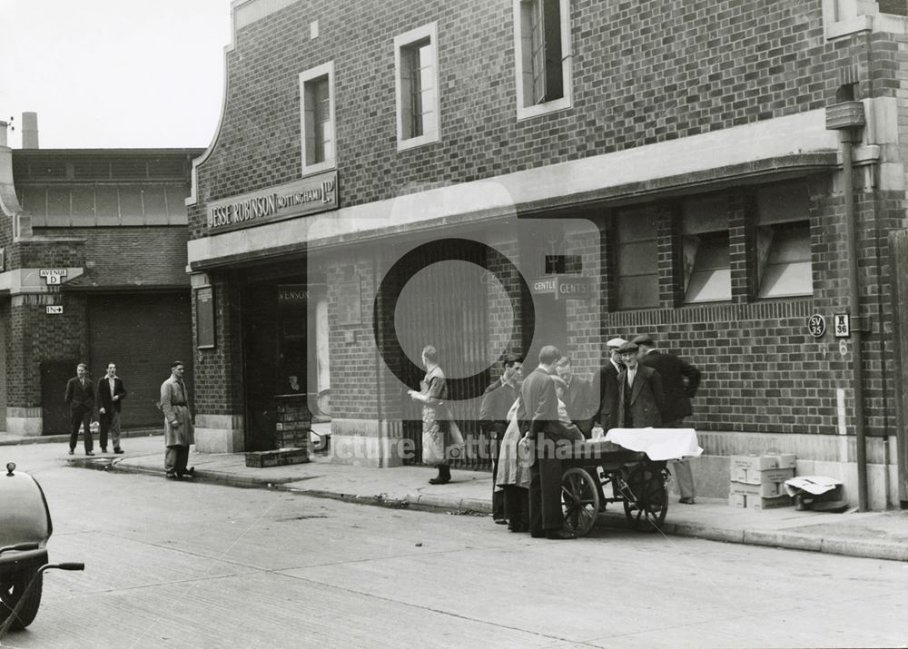 Sneinton Wholesale Market, Bath Street, Sneinton, Nottingham, 1949