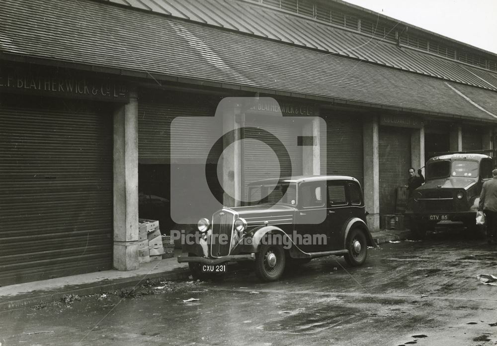 Sneinton Wholesale Market, Bath Street, Sneinton, Nottingham, 1949