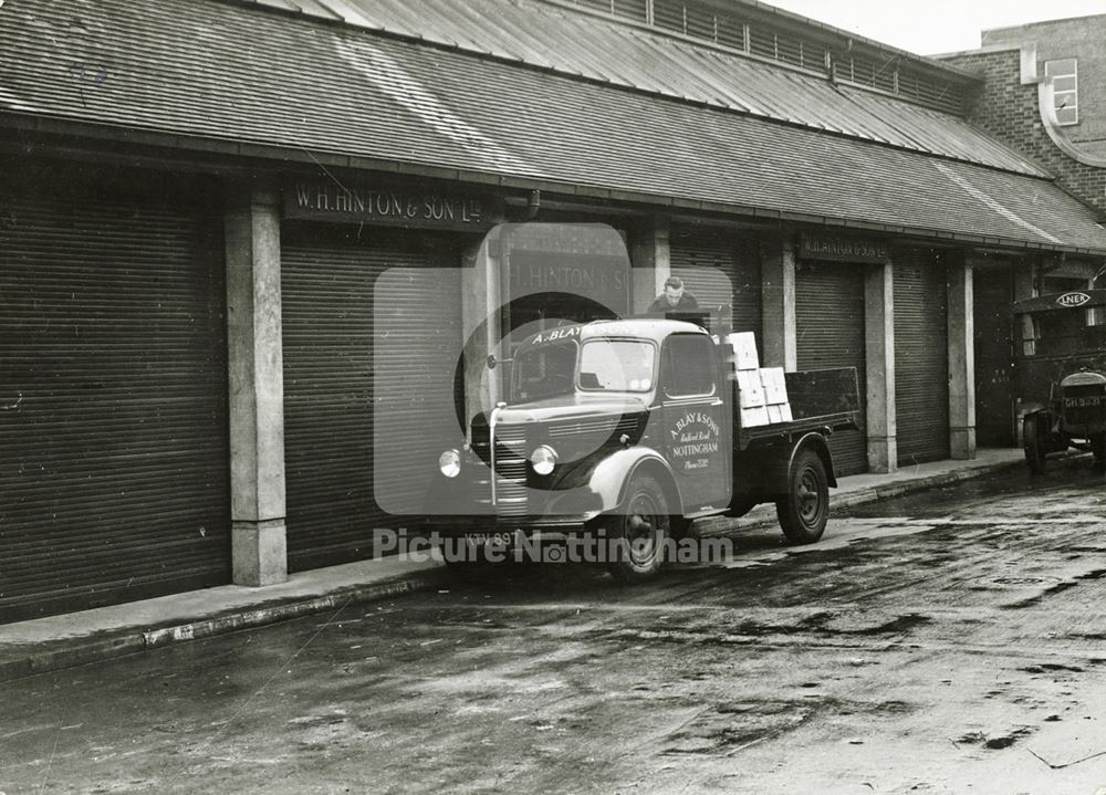 Sneinton Wholesale Market, Bath Street, Sneinton, Nottingham, 1949