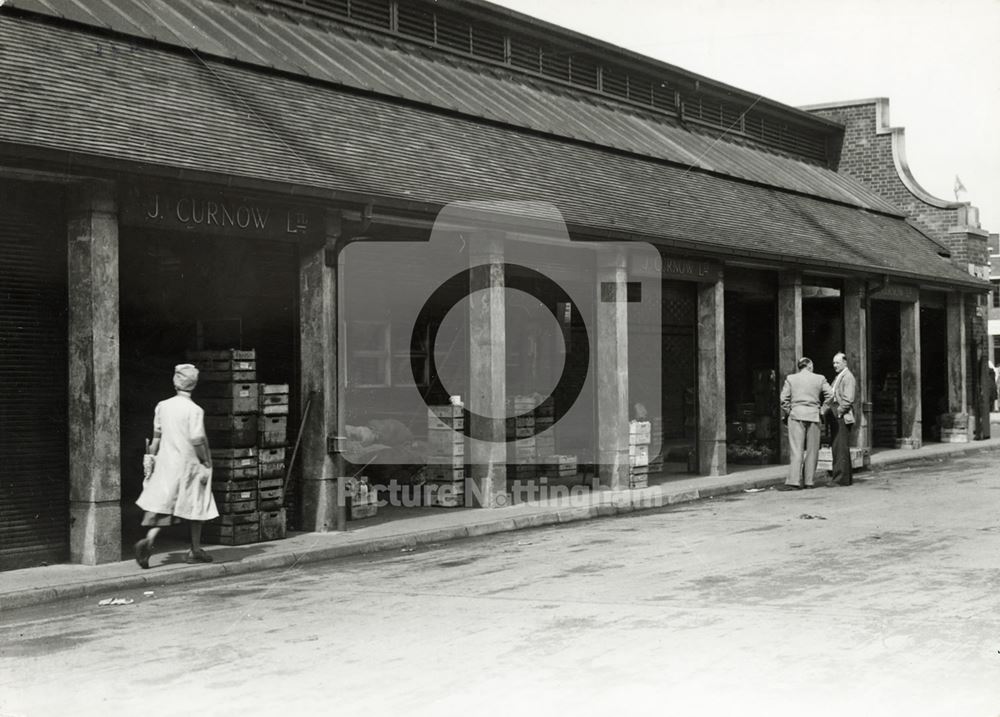 Sneinton Wholesale Market, Bath Street, Sneinton, Nottingham, 1949