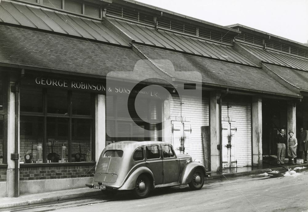 Sneinton Wholesale Market, Bath Street, Sneinton, Nottingham, 1949