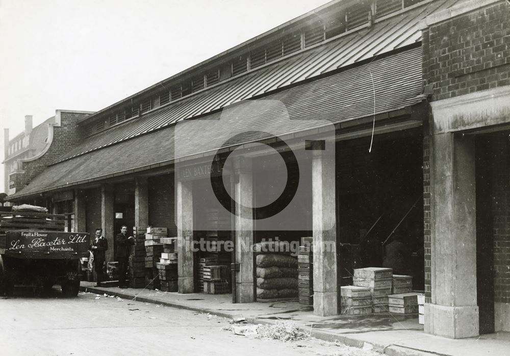 Sneinton Wholesale Market, Bath Street, Sneinton, Nottingham, 1949