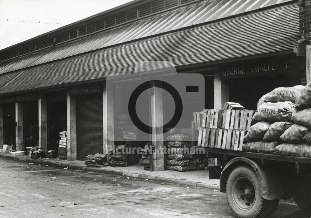 Sneinton Wholesale Market, Bath Street, Sneinton, Nottingham, 1949