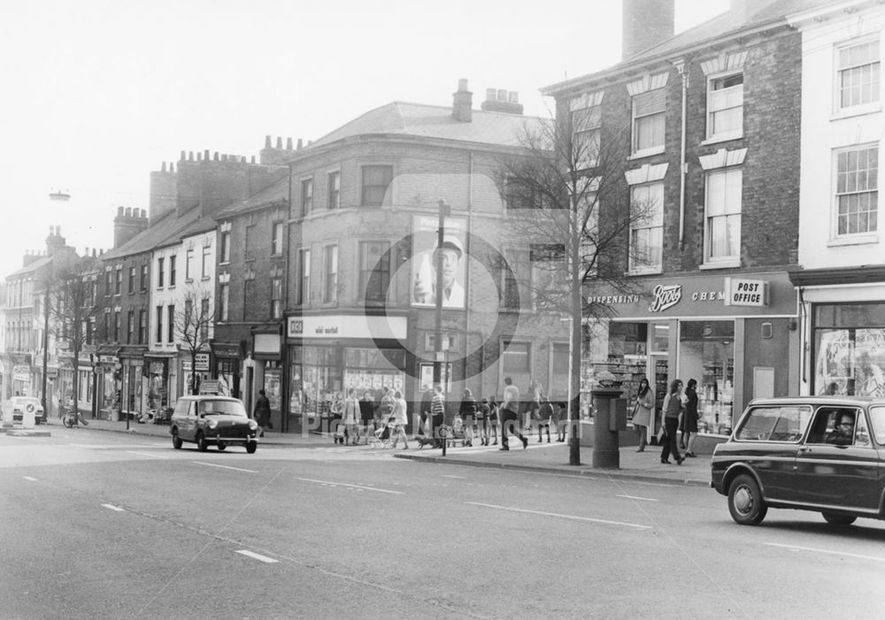 Mansfield Road, Nottingham, c 1970