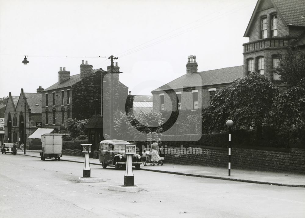 Shops, Mansfield Road, Sherwood, Nottingham, 1951