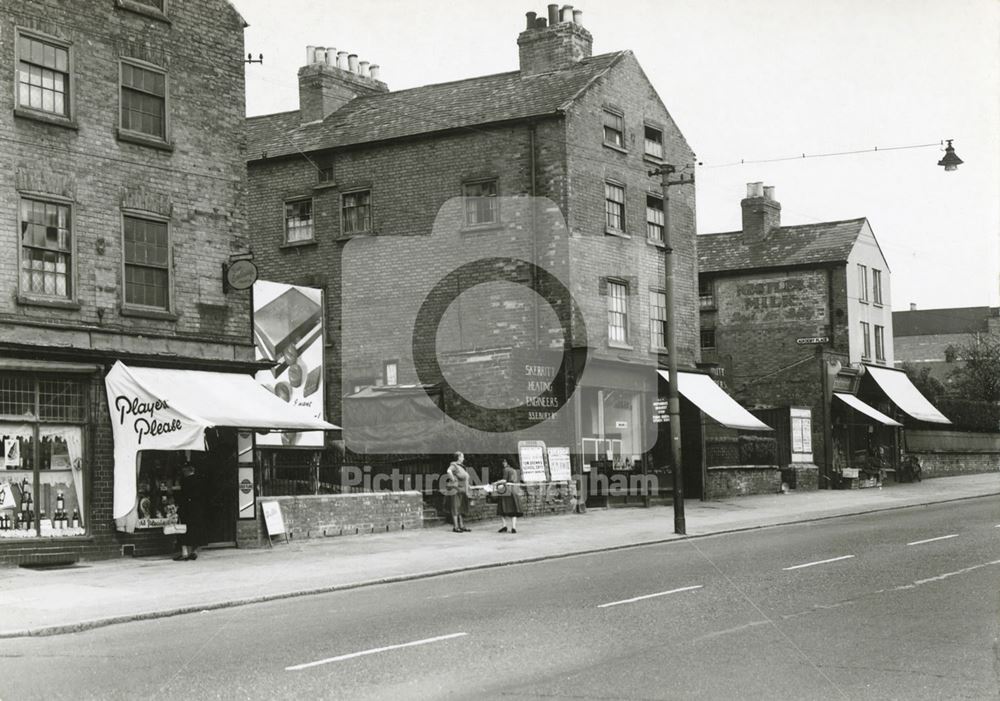 Shops, Mansfield Road Carrington, Nottingham, 1951