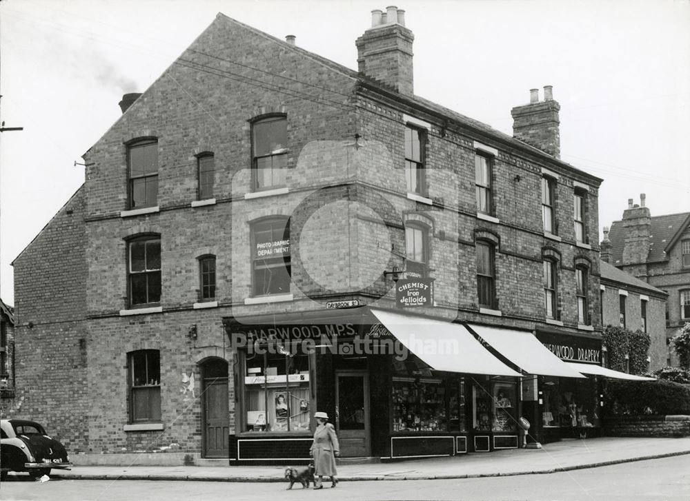 Mansfield Road Looking North from Daybrook Street, Sherwood, Nottingham, 1951 