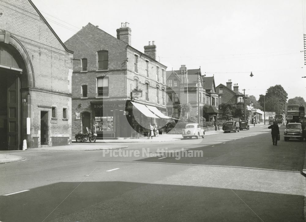 Shops, Mansfield Road Sherwood, Nottingham, 1951