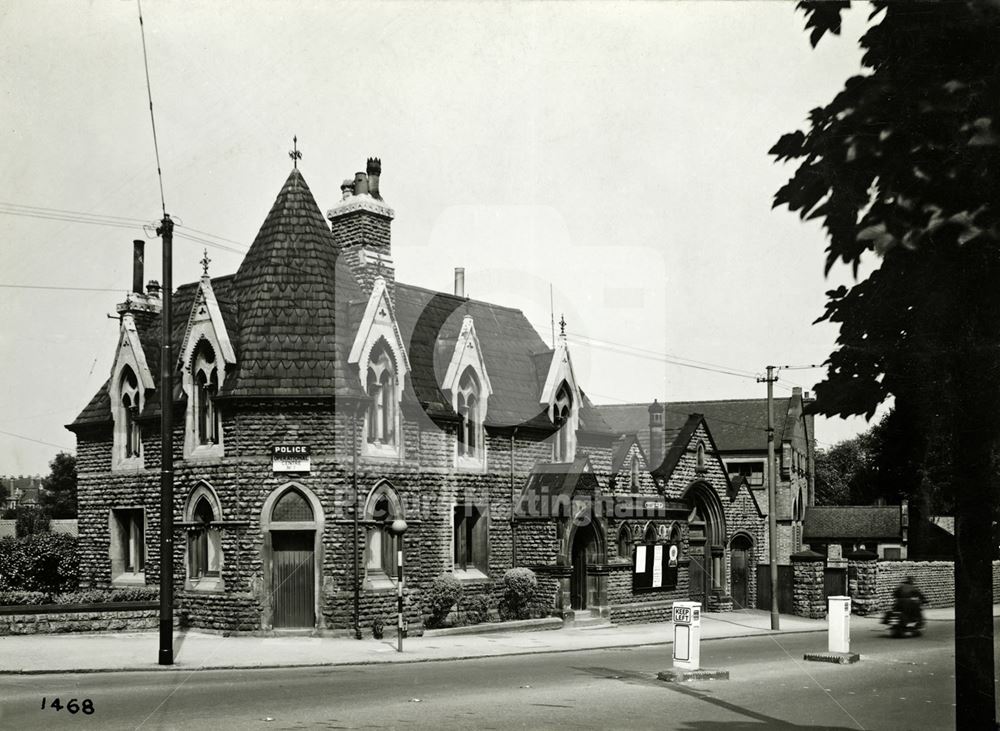 Police Station, Mansfield Road, Carrington, Nottingham, 1951