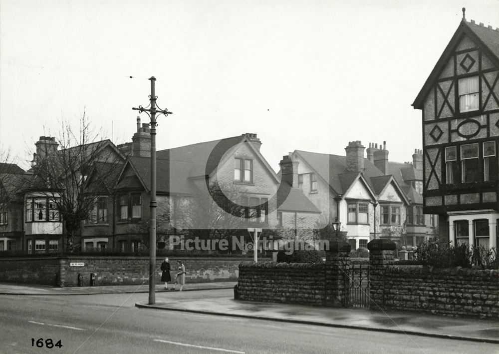 Mansfield Road, Carrington, Nottingham, 1952