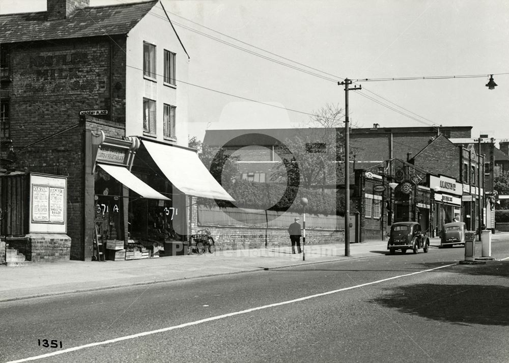 Mansfield Road, Carrington, Nottingham, 1951