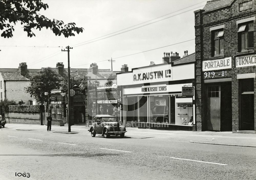 Mansfield Road, Carrington, Nottingham, 1951