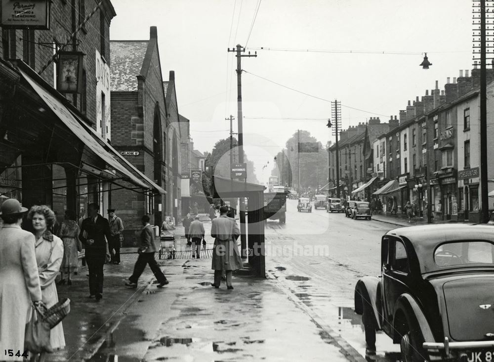 Mansfield Road Looking North, Sherwood, Nottingham, 1951