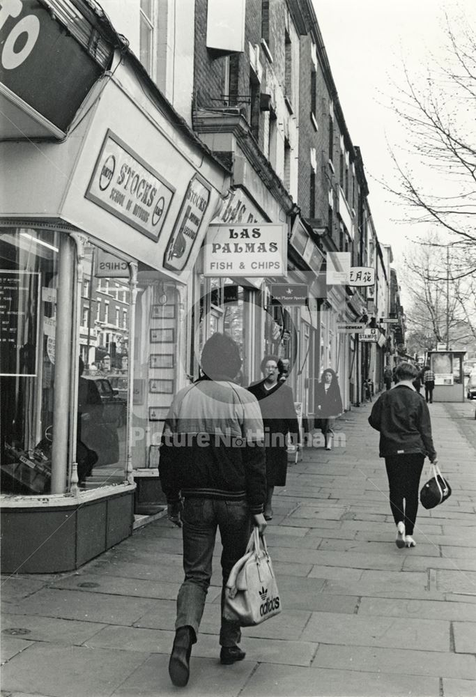 Mansfield Road, Nottingham, c 1970s