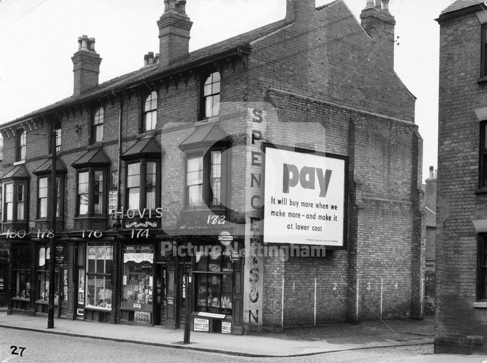 172-180 Ilkeston Road, Radford, Nottingham, 1949