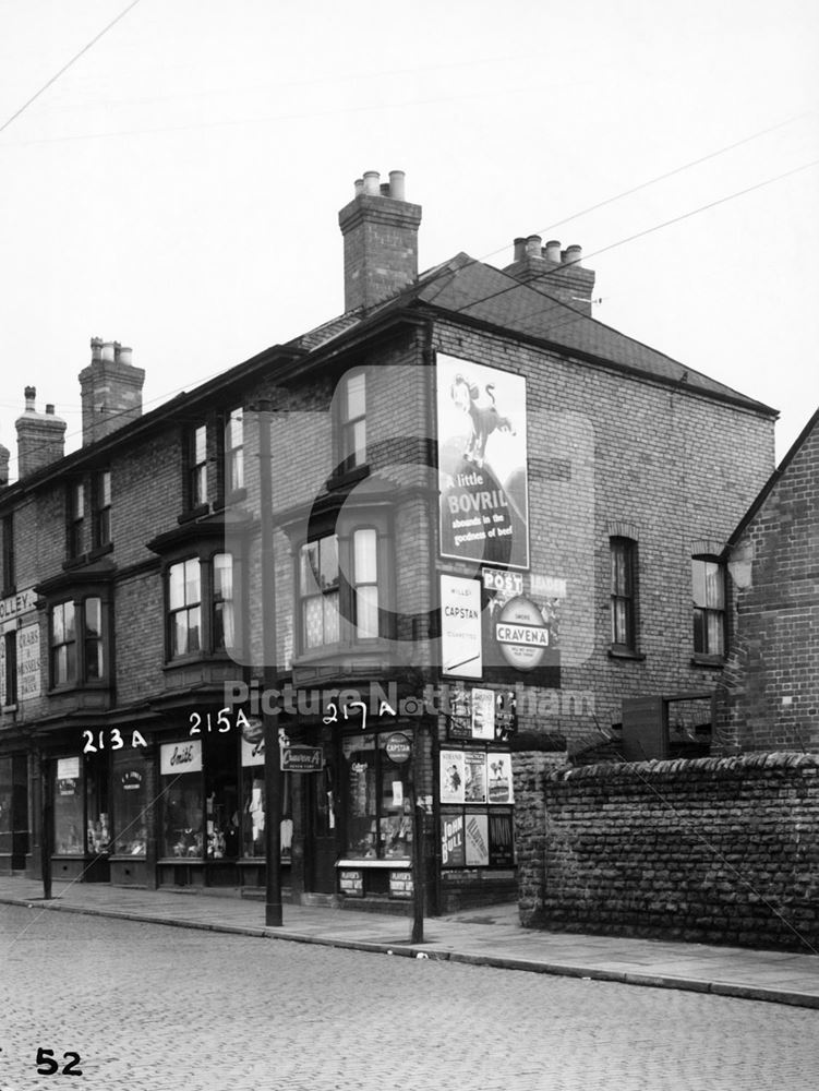 213a-217a Ilkeston Road, Radford, Nottingham, 1949