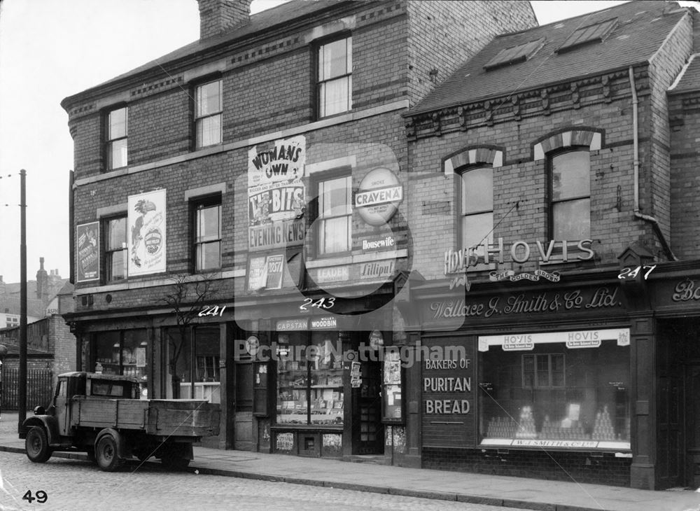 239-247 Ilkeston Road, Radford, Nottingham, 1949