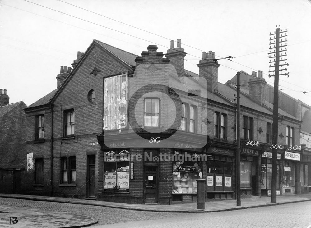 310-304 Ilkeston Road, Radford, Nottingham, 1949