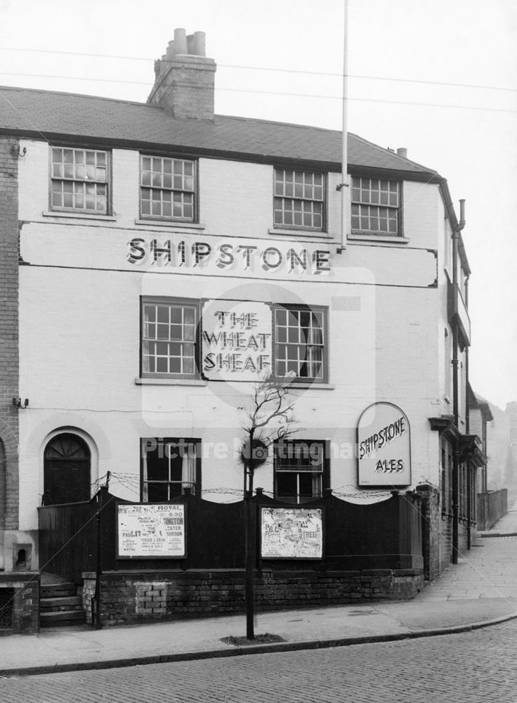 The Wheat Sheaf PH, Ilkeston Road, Radford, Nottingham, 1949