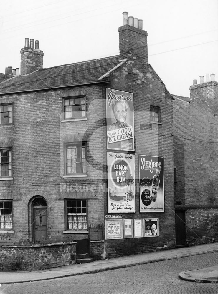 92 Ilkeston Road at Highurst Street, Radford, Nottingham, c1950