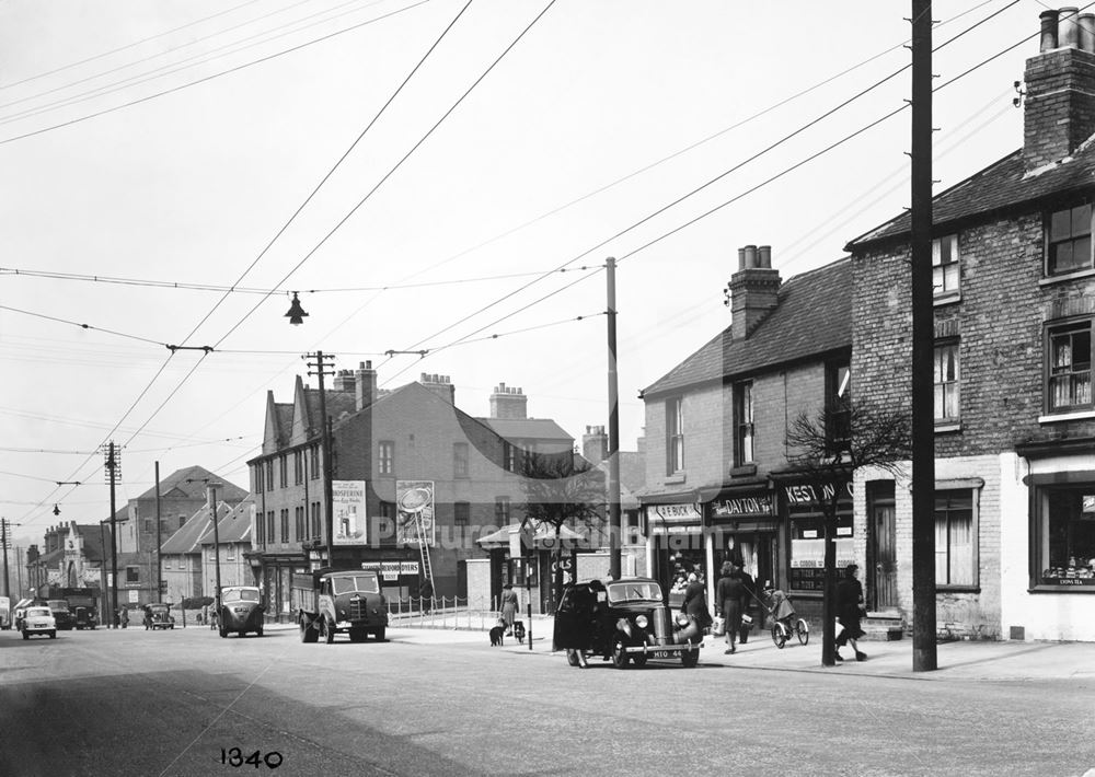 Looking West From 258 Ilkeston Road, Radford, Nottingham, 1951