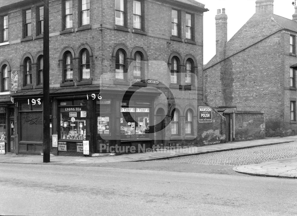 196-198 Ilkeston Road, Radford, Nottingham, 1952