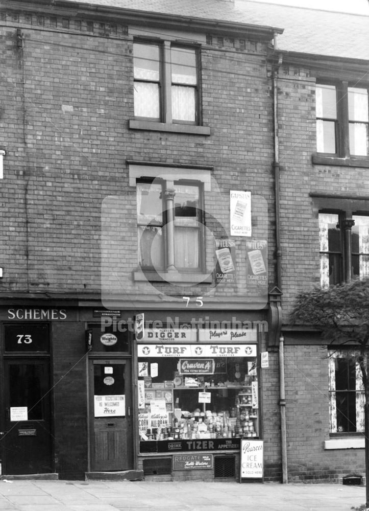 73-75 Ilkeston Road, Radford, Nottingham, 1952