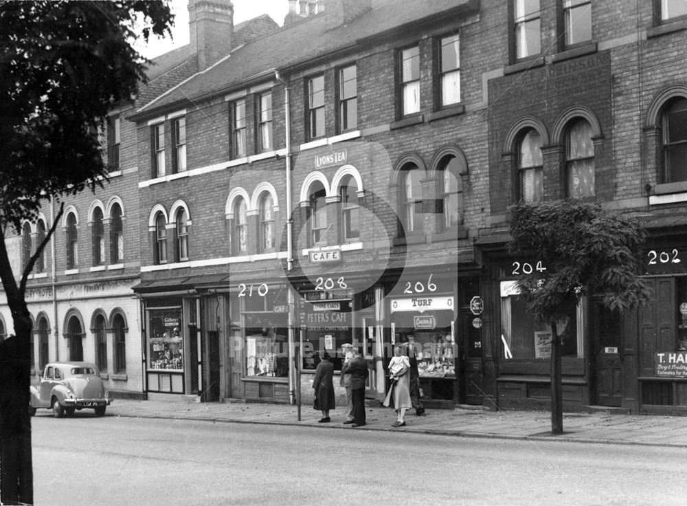 202-212 Ilkeston Road, Radford, Nottingham, 1952