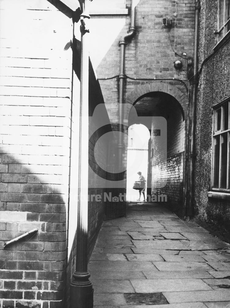 Kings John's Chambers, off Bridlesmith Gate, Nottingham, c 1960