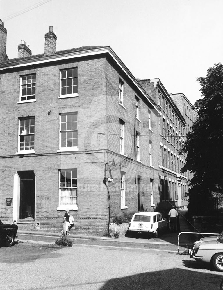 Kaye's Walk, Lace Market, Nottingham, c 1980