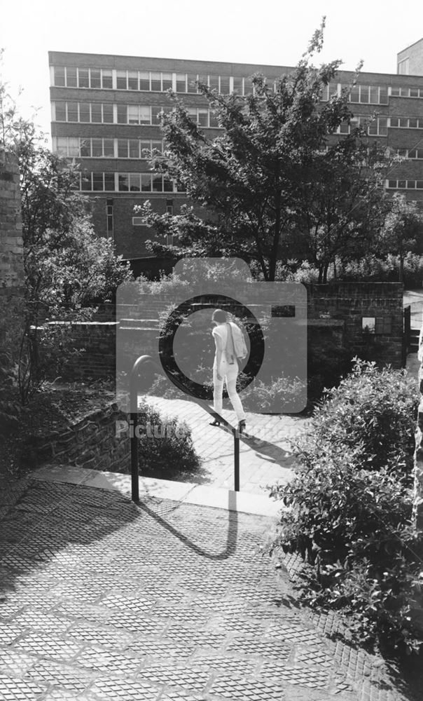 Garners Hill Park, Garner's Hill, Lace Market, Nottingham, c 1980s