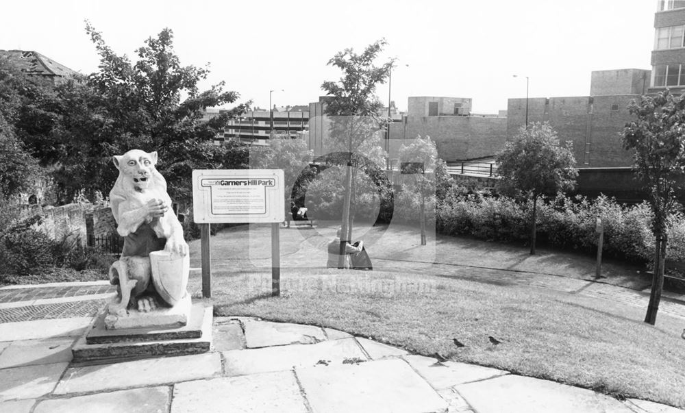 Garners Hill Park, Garners Hill, Lace Market, Nottingham, 1980s