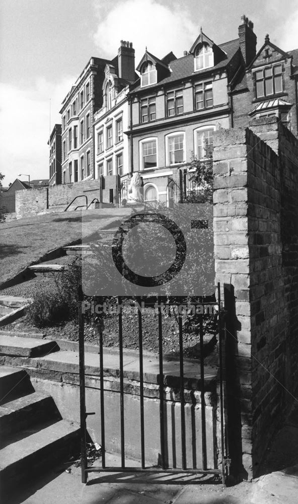 Garners Hill Park, Garner's Hill, Lace Market, Nottingham, c 1980s