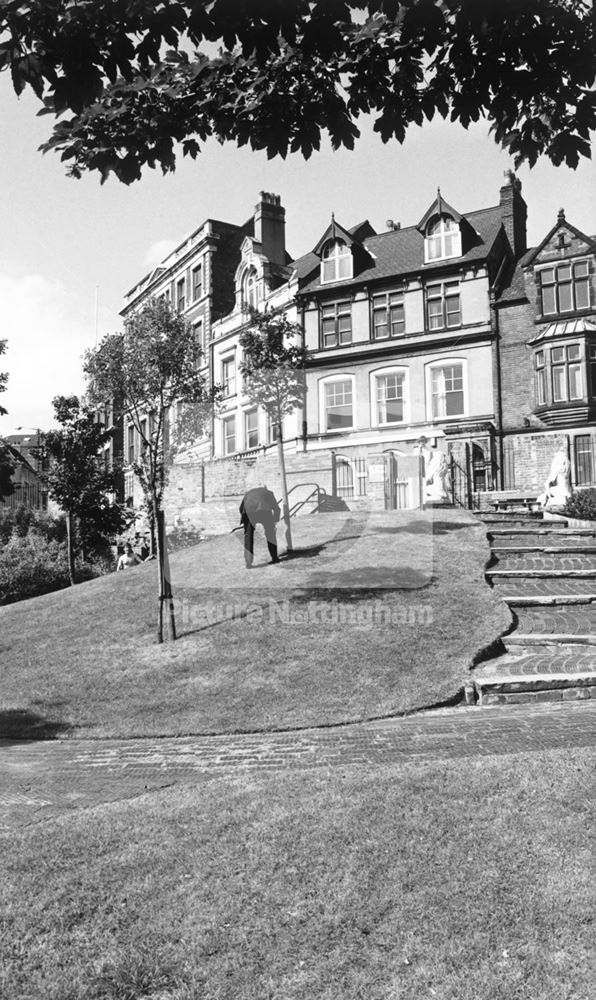 Garners Hill Park, Garner's Hill, Lace Market, Nottingham, c 1980s