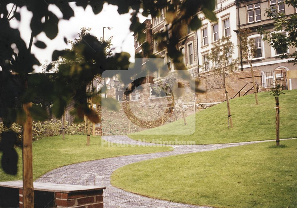 Garners Hill Park, Garner's Hill, Lace Market, Nottingham, c 1980s