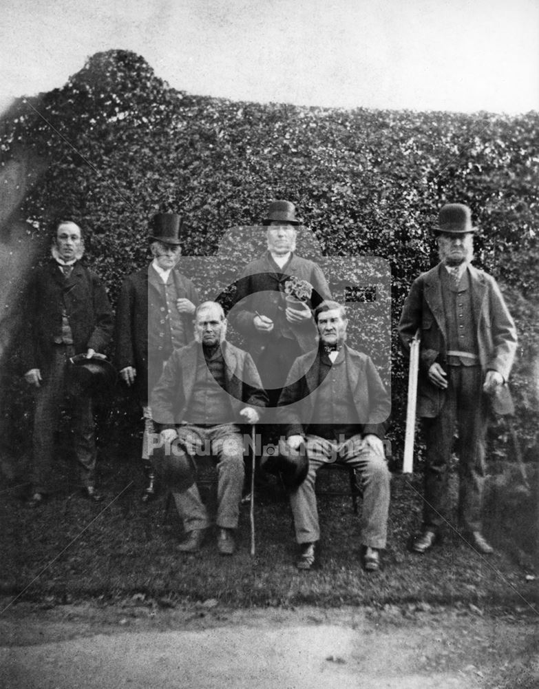 Servants of Colonal and Mrs Welfitt, Langwith Lodge, Main Road, Nether Langwith, 1877