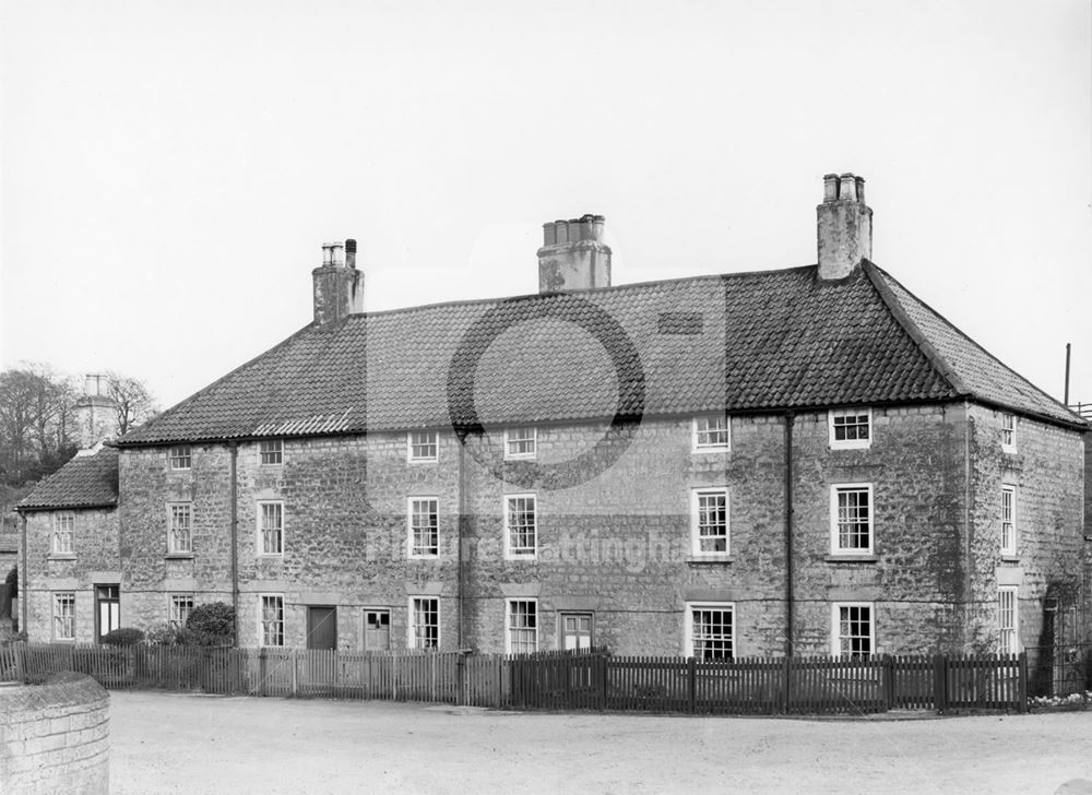 Former Mill Cottages, School Lane, Cuckney, c 1932