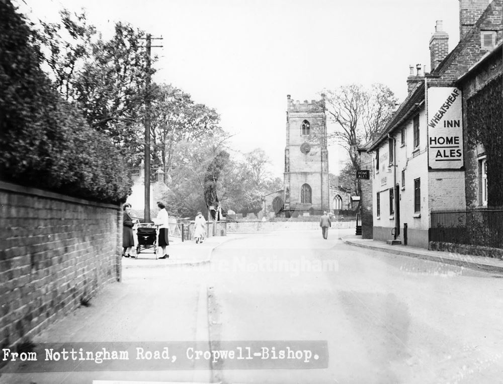 Wheatsheaf Inn, Nottingham Road, Cropwell Bishop, c 1940s