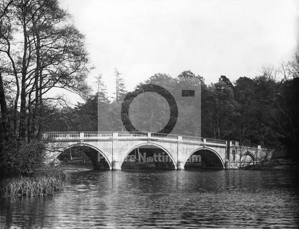 Clumber Bridge, Clumber Park, Clumber, c 1907